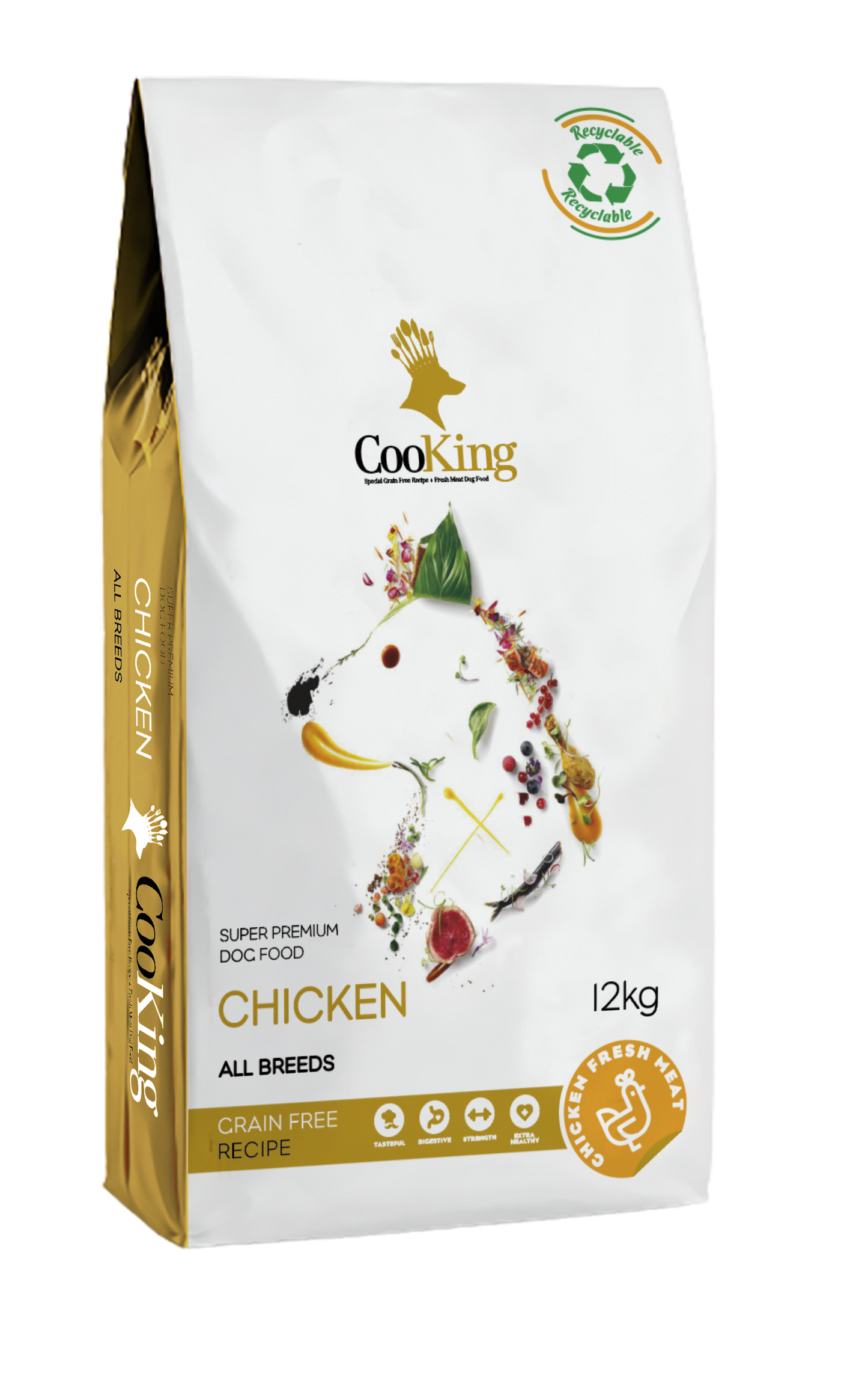 COOKING - POLLO 12 KG LIBRE DE GRANOS