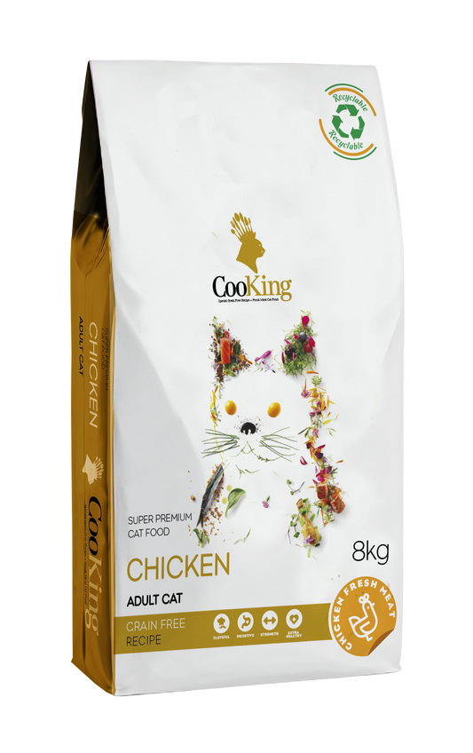COOKING - GATO ADULTO POLLO 8 KG LIBRE DE GRANOS