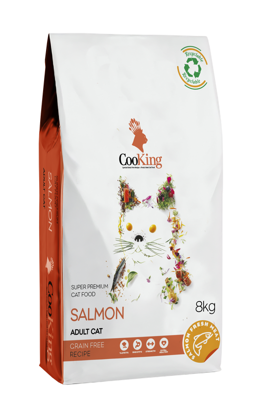 COOKING - GATO SALMON 8 KG   LIBRE DE GRANOS