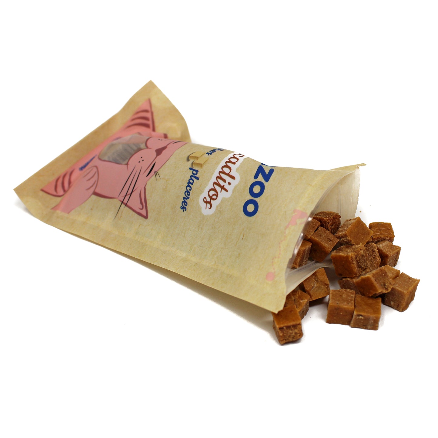 BIAZOO GATO BOCADITOS DADOS DE SALMON 50 GRS