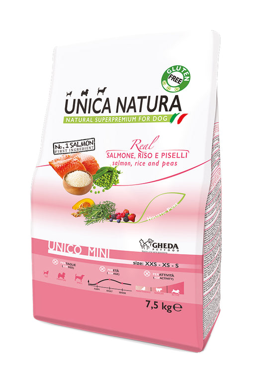 UNICA NATURA PERRO MINI SALMON ARROZ Y ARVEJAS 7,5
