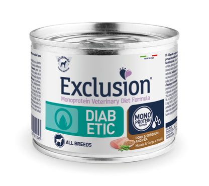 EXCLUSION MONOPROTEINA PERRO  DIABETICO CERDO Y SORGO