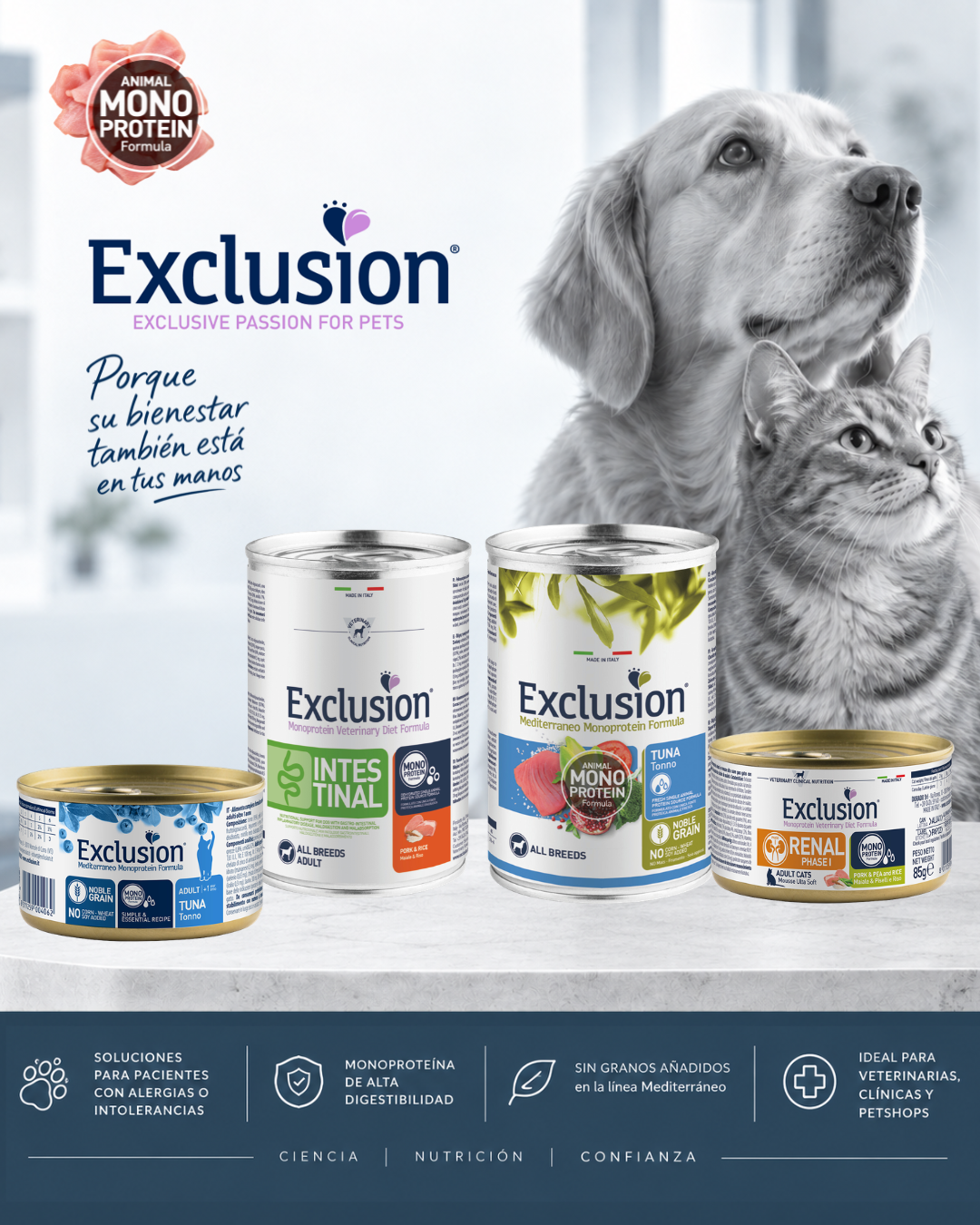 Kit Exclusion Veterinario Esencial | Perro + Gato