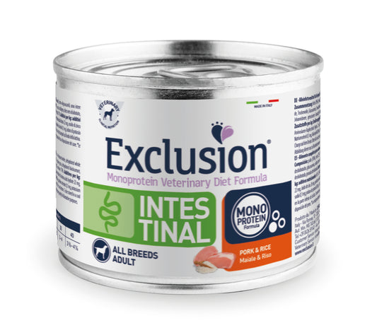 EXCLUSION MONOPROTEINA PERRO INTESTINAL CERDO Y ARROZ