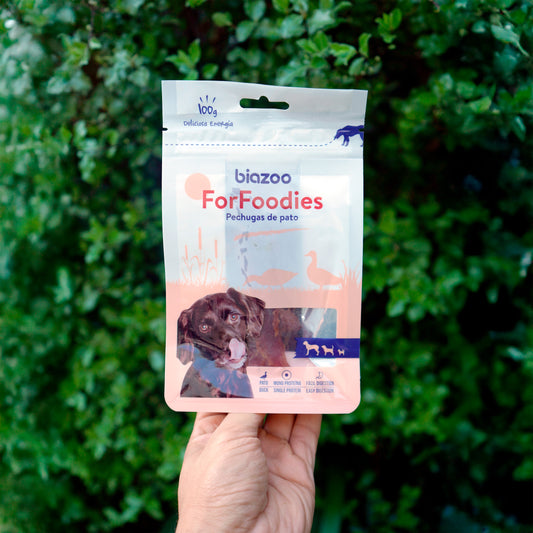 BIAZOO PERRO PECHUGAS SUAVES DE PATO 100 GRS