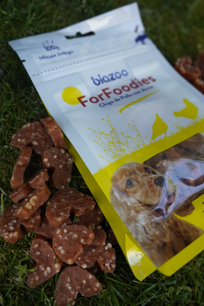 BIAZOO CHIP CORAZON DE POLLO Y ARROZ